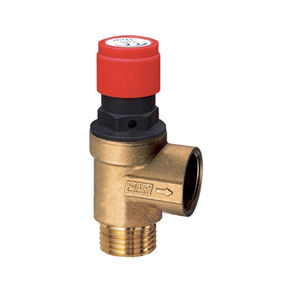 Valvola Di Sicurezza 6 Bar FAR 2002 1/2”x1/2” Per Impianti Termici