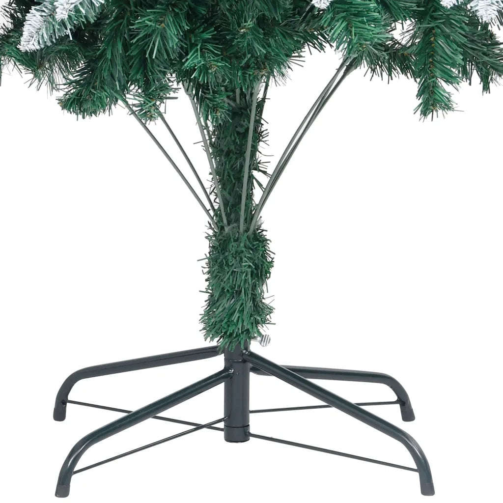 Albero di Natale Artificiale-Albero Natalizio con Pigne e Neve Bianca 240 cm