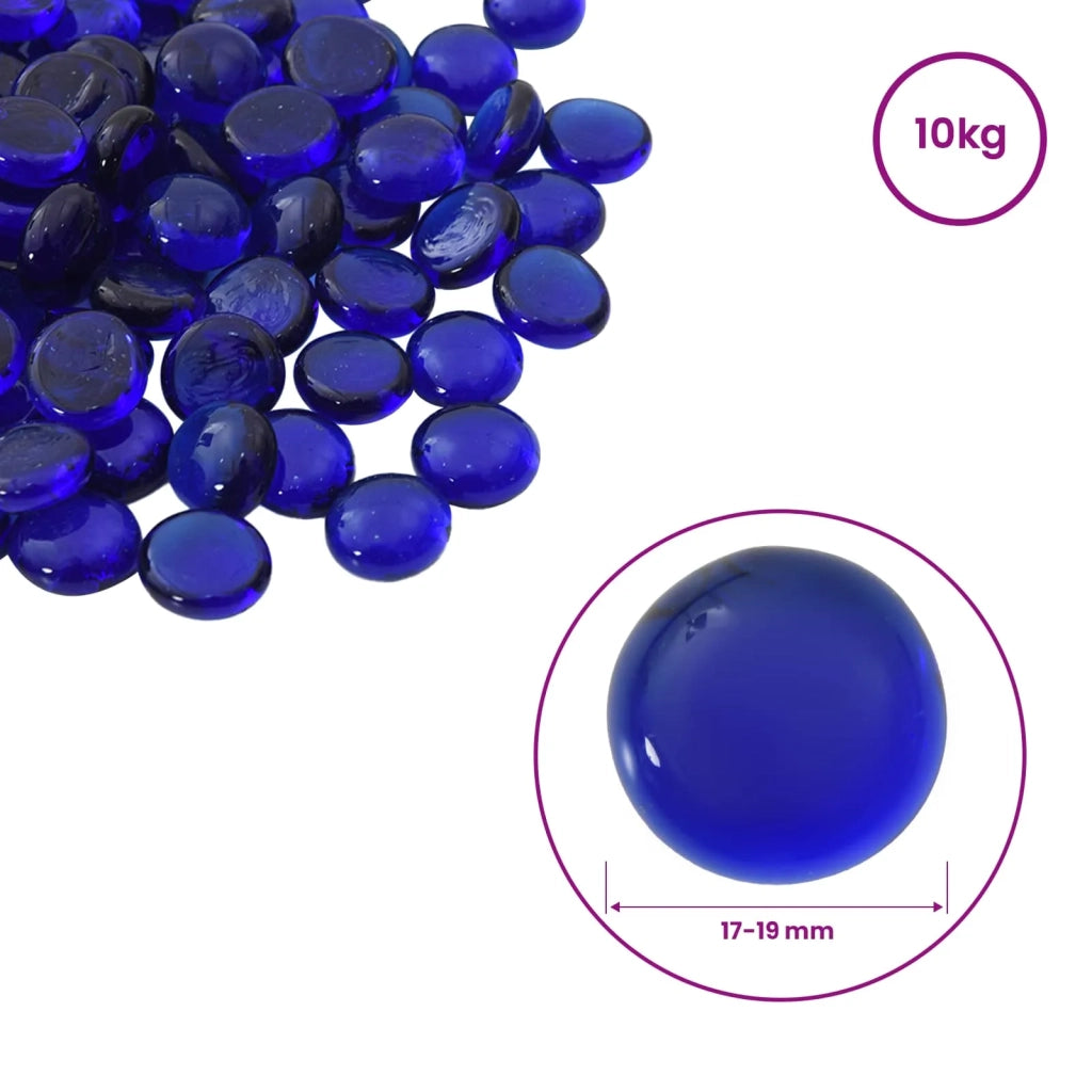 Nugget di vetro 17-19 mm Blu cobalto Vetro 42041592