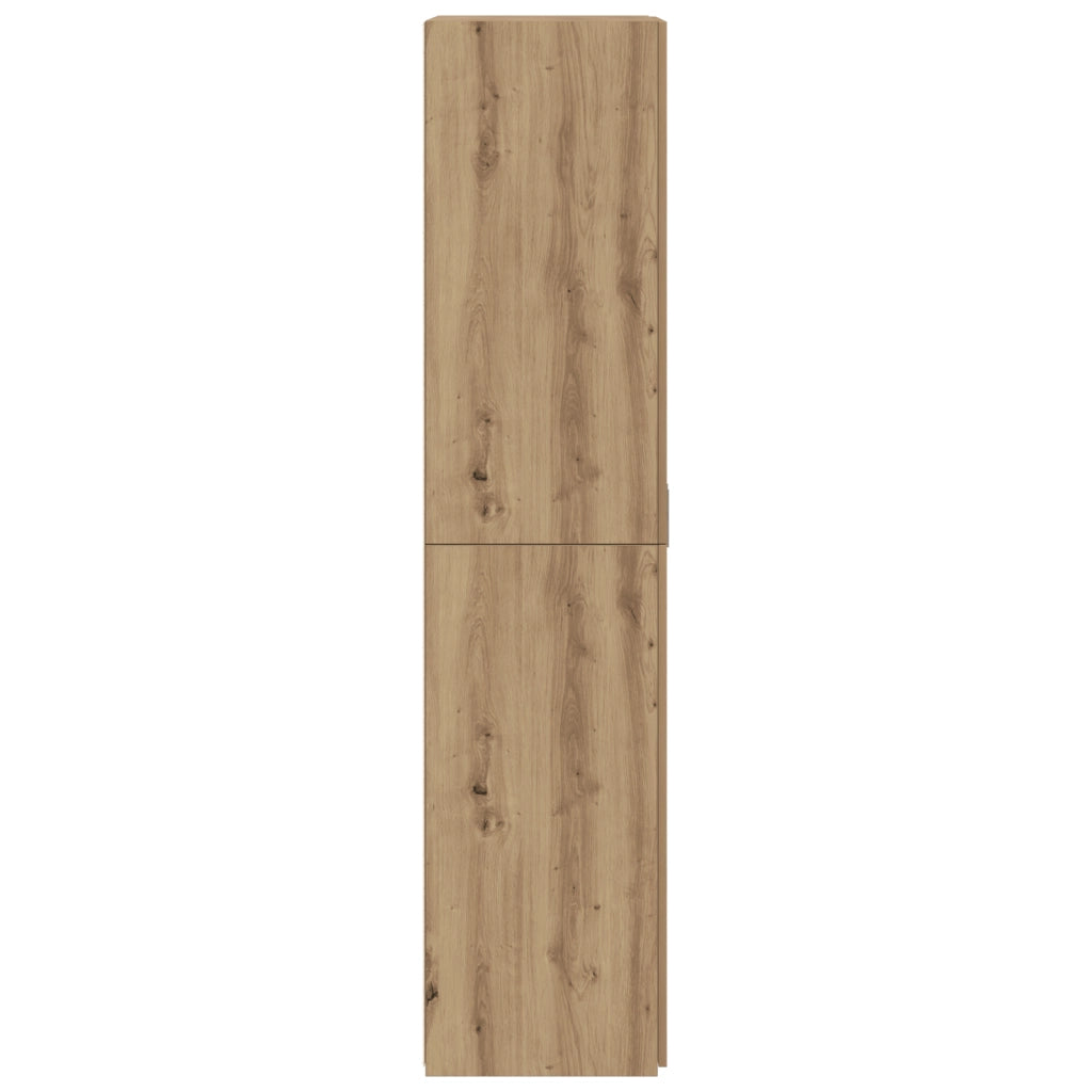 Buffet Highboard Quercia Artigianale 40x42.5x185 cm Legno Ingegnerizzato
