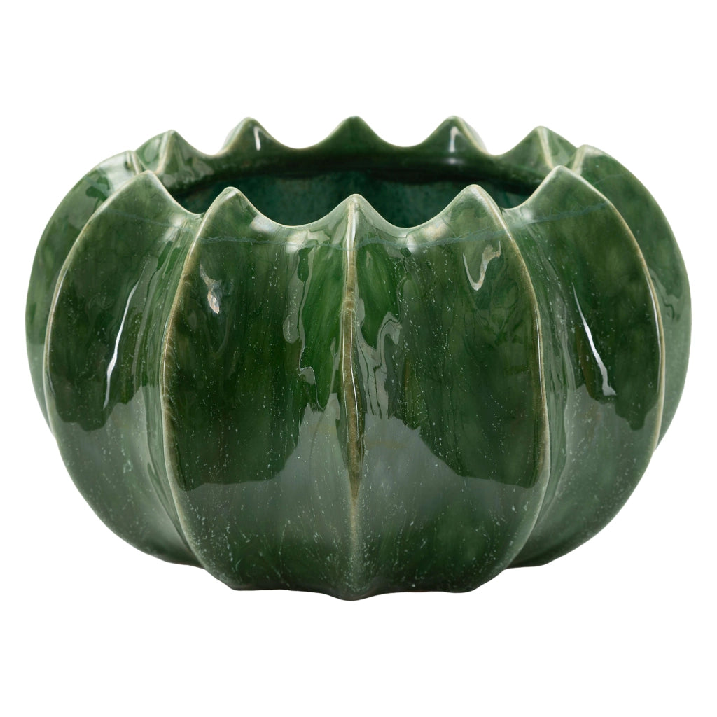 Batase, Vaso Disegno con Cactus, Verde