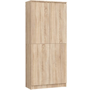 Libreria AKORD R80 Sonoma Quercia 80 cm 2 ante 80x35x180 cm