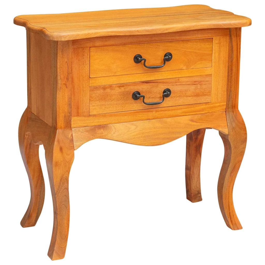 Tavolo laterale con cassetto Naturale 60,5 x 30 x 61 cm