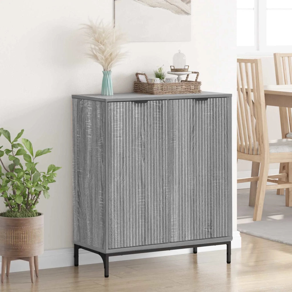 Credenza Grigio Sonoma 69,5 x 33 x 82 cm Legno multistrato 883430