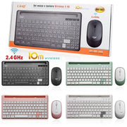 Trade Shop - Kit Tastiera Mouse Wireless 2.4ghz 10 Metri Senza Fili 800-1200dpi Windows Mk1567 -