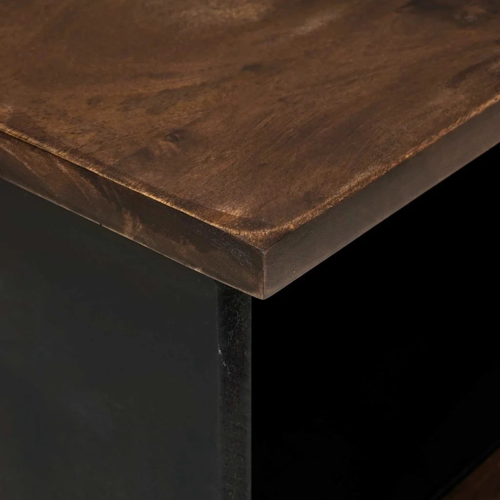 Unità TV con cassetto Noce 80 x 33 x 46 cm Legno multistrato 4018025