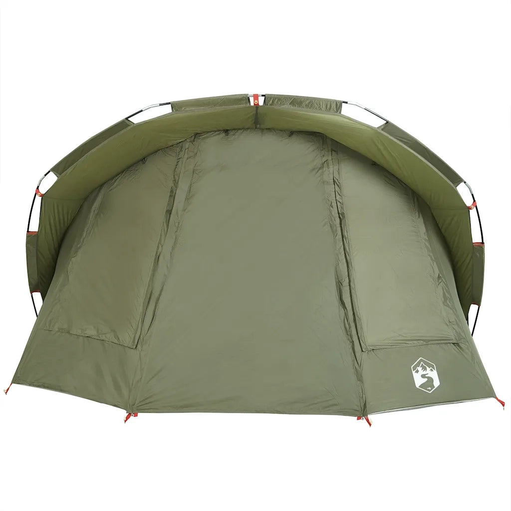 Tenda da Pesca per 5 Persone-Tenda da campeggio Verde Oliva Impermeabile 802319