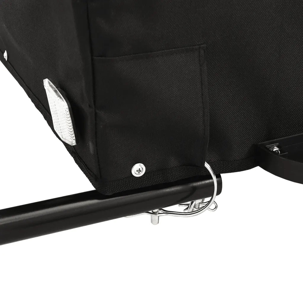 Rimorchio da Bici Nero e Giallo 30 kg in Ferro CFW8446296
