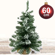 Trade Shop - Albero Di Natale Innevato 60cm 60 Punte Casa Ufficio Arredo Negozio Effetto Neve -