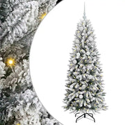 Albero di Natale | Decorazioni natalizie artificiale con 150 LED Bianco 150 cm
