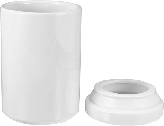 Scatole di conservazione ceramica - Contenitore di conservazione alimentare - 1 pz - Bianco - Ceramica