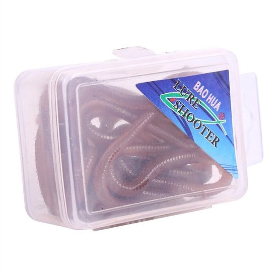 Attirantische Viscas Soft Lure - 17-18 Pezzi - Imitazione Prezioso - PVC - Formula Galleggiante - Lancia il Segnale per Attrarre le Viscacce