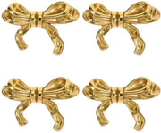 Pomelli di chiusura dorati antichi - 4 pezzi - decorativi - facile da installare - in ottone robusto - adatti per armadi e scaffalature - maniglie di mobili