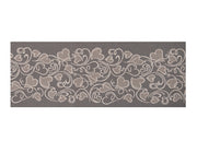 Tappeto Passatoia Tessuto Jacquard Linea Emozioni Disegno Amour Grigio - 57x400 - Grigio