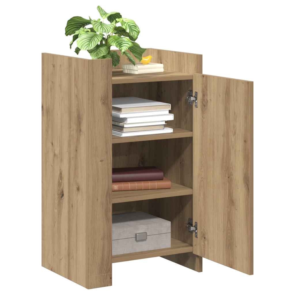 Credenza Rovere Artigianale 45x35x75 cm Legno Ingegnerizzato
