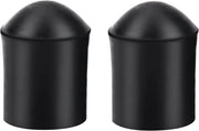 Protettori di Fine Contrabbasso Neri Stopper a Busto di Gomma 2 Pezzi 2,7x2x1,9cm