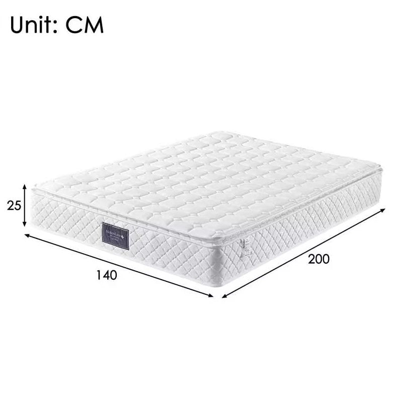 Letto imbottito grigio 140x200 cm con contenitore, luci LED e porta USB