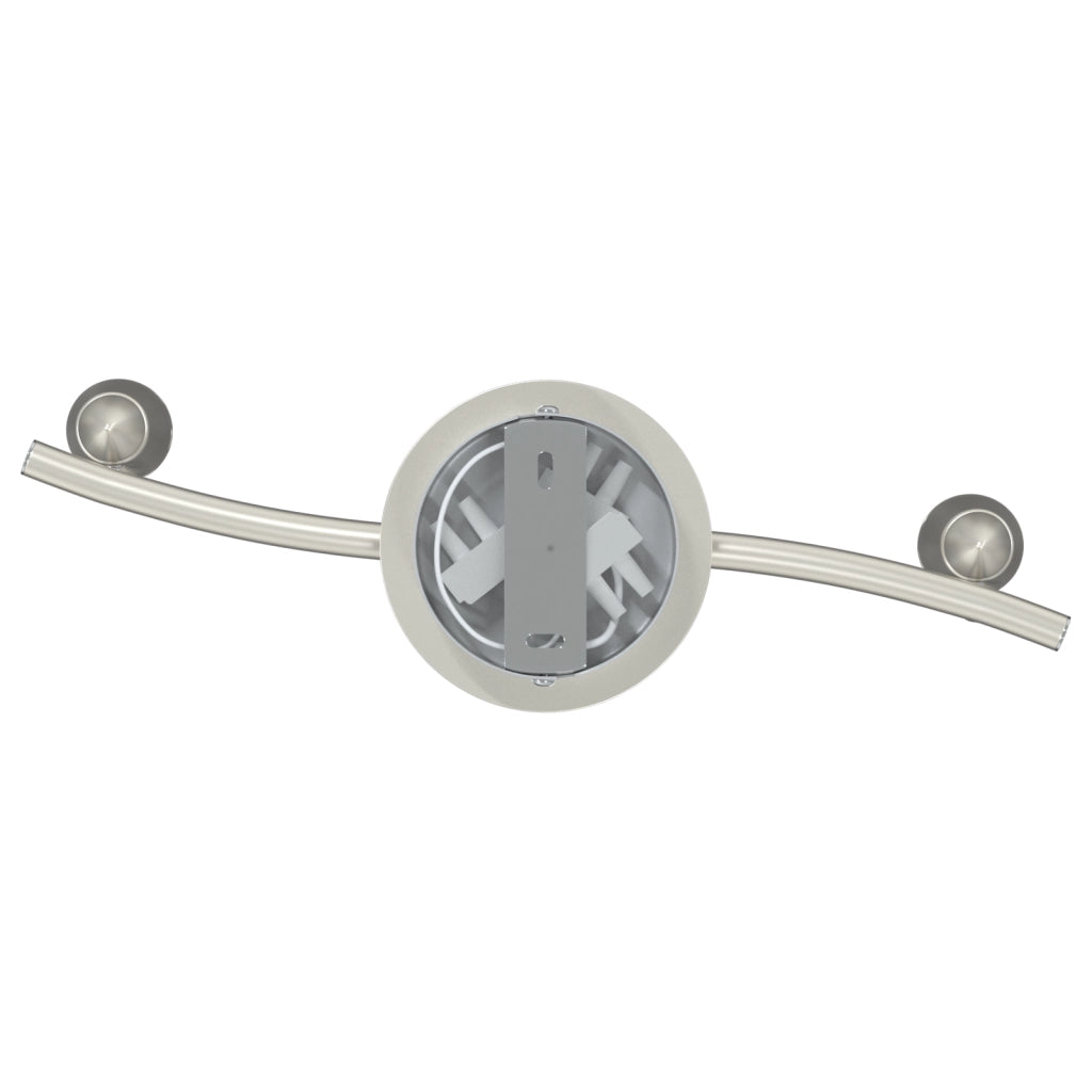 Faretto da soffitto 3 vie regolabile Nichel opaco GU10