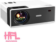 Proiettore 1080P En 4K compatibile - Esegue 3D e compatibile con Android - Ideale per proiezioni sia all'aperto che in interni - 10.000 Lumen di luminosità - Connessione wireless tramite: IOS, WiFi 5G, e HD - Bianco con Nero