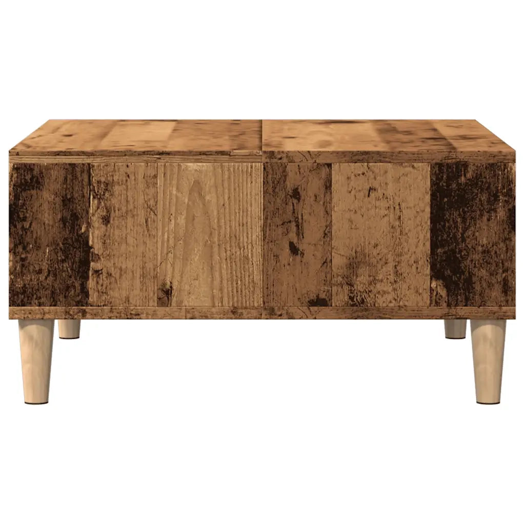 Tavolino da salotto | Tavolino da caff¨¨ | Tavolino da Soggiorno Legno Antico 60x60x30 cm Legno Multistrato