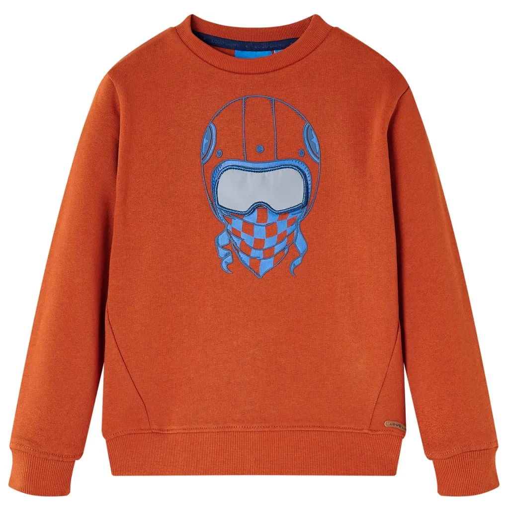 Felpa per Bambini Ruggine Chiaro 104cod mxl 108935