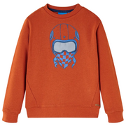 Felpa per Bambini Ruggine Chiaro 104cod mxl 108935