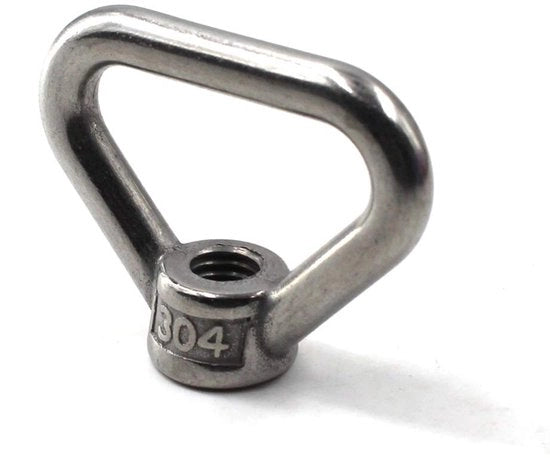 Chiave a goccia M20 in acciaio inox - Chiave a vite/occhiello - Duraturo/corrosione resistente - Per fissaggio di cavi/cordoni - Adatto per esterni/ambienti umidi