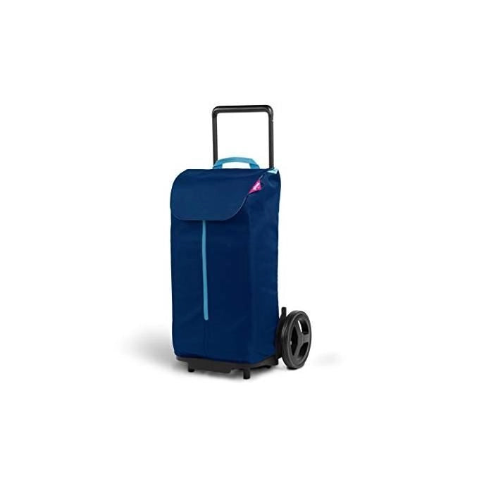 Gimi Komodo Carrello Portaspesa Acciaio e Poliestere Blu 50 Litri