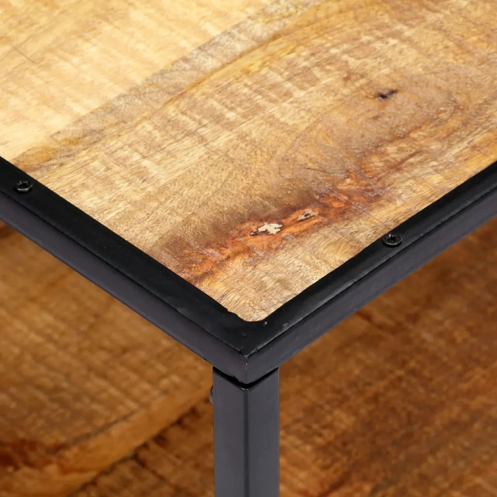 Tavolino da salotto | Tavolino da caff¨¨ | Tavolino da Soggiorno 90x50x40 cm in Legno Massello di Recupero