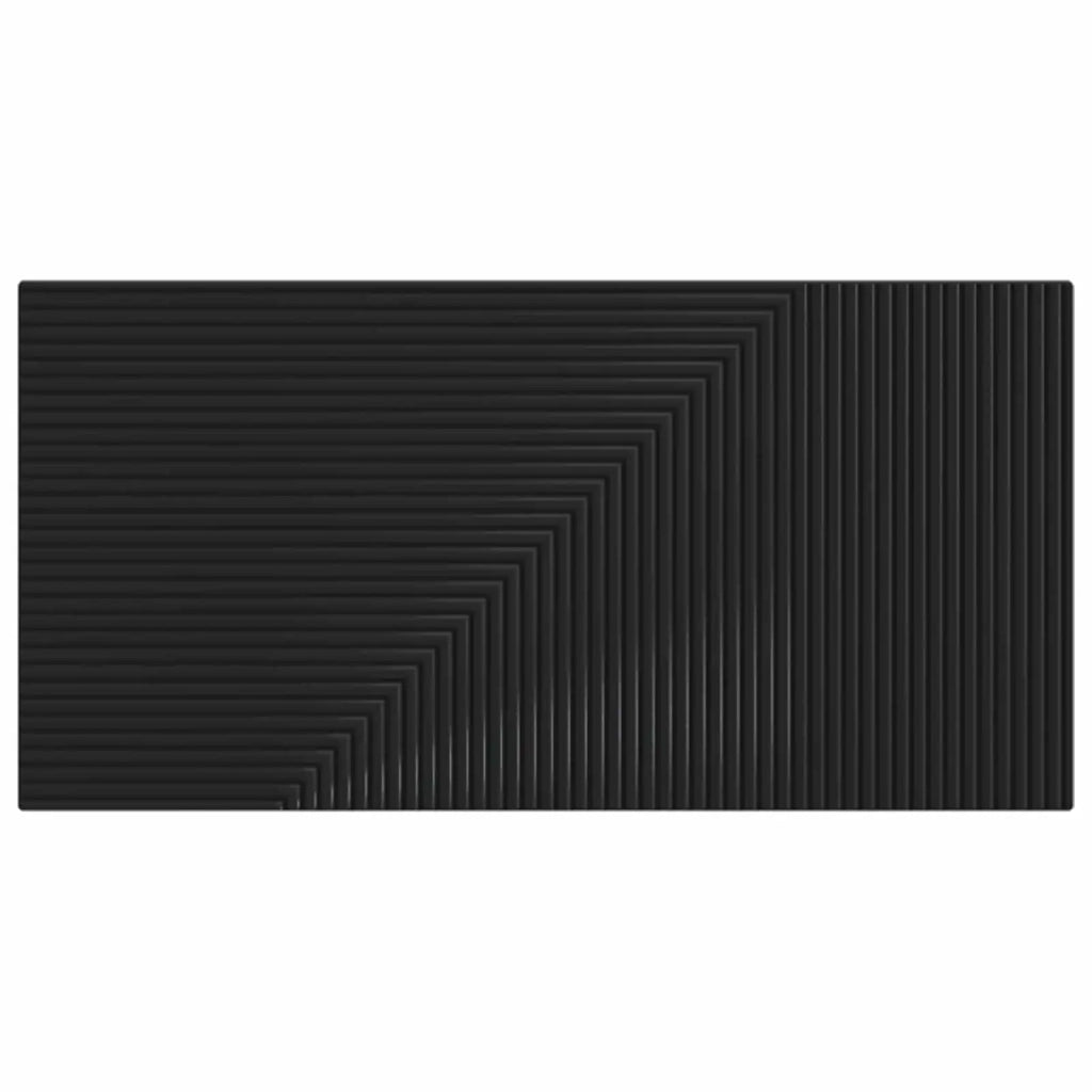 Testiera da Muro HAARLEM Nero Legno ingegnerizzato 896976