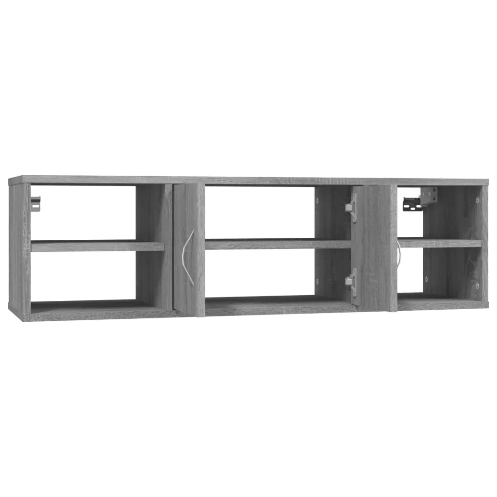 Mensola a Muro | Mensola a parete Grigio Sonoma 102x30x29 cm Legno Multistrato