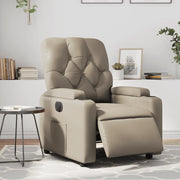 Poltrona Reclinabile Elettrica Cappuccino in Similpelle 3204764
