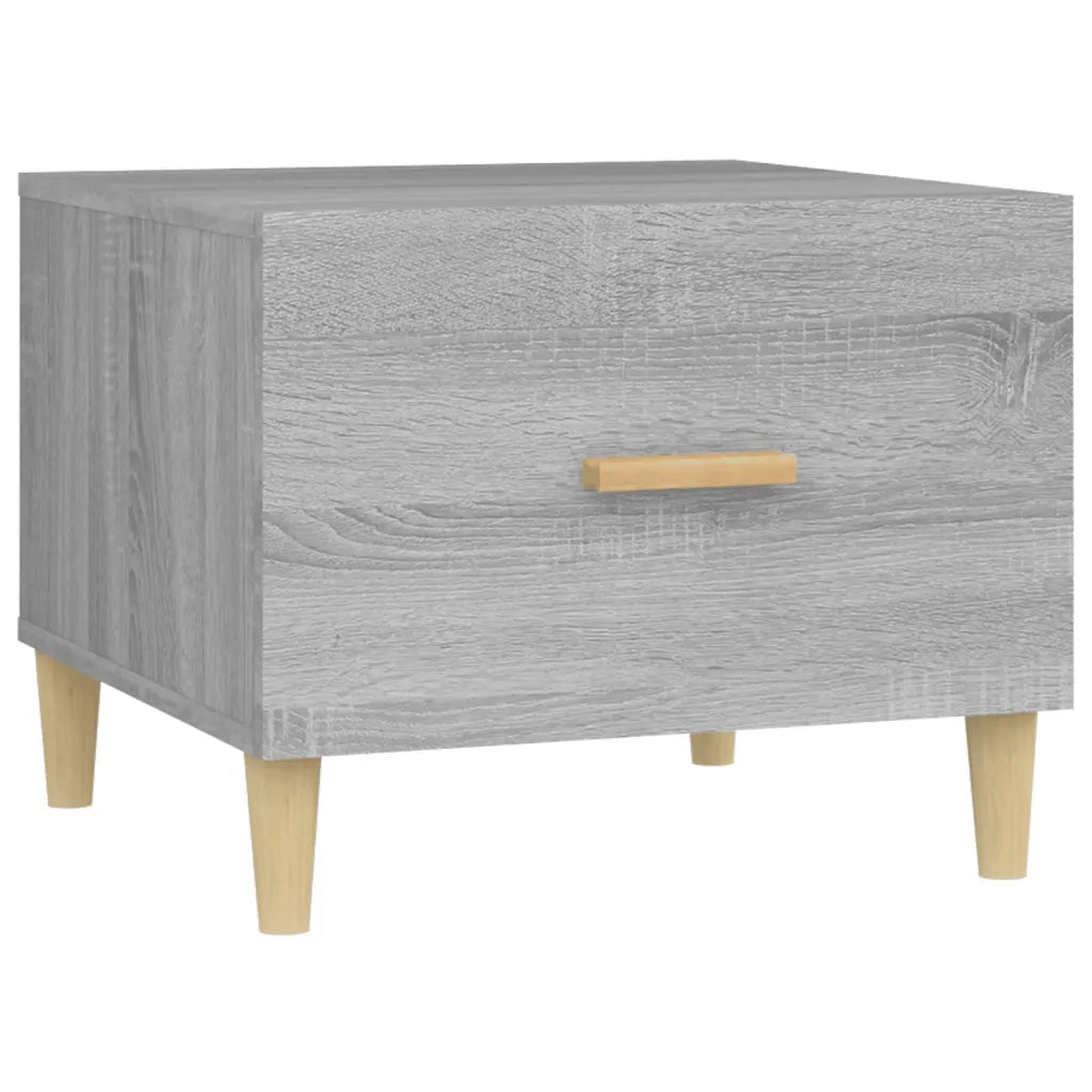 2 pz Tavolini salotto | Tavolino da caff¨¨ | Tavolino da Soggiorno Grigio Sonoma 50x50x40cm Legno Multistrato