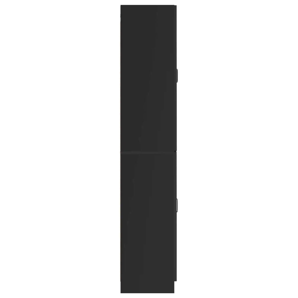 Set di armadi 2 pz Nero Legno ingegnerizzato 3416980