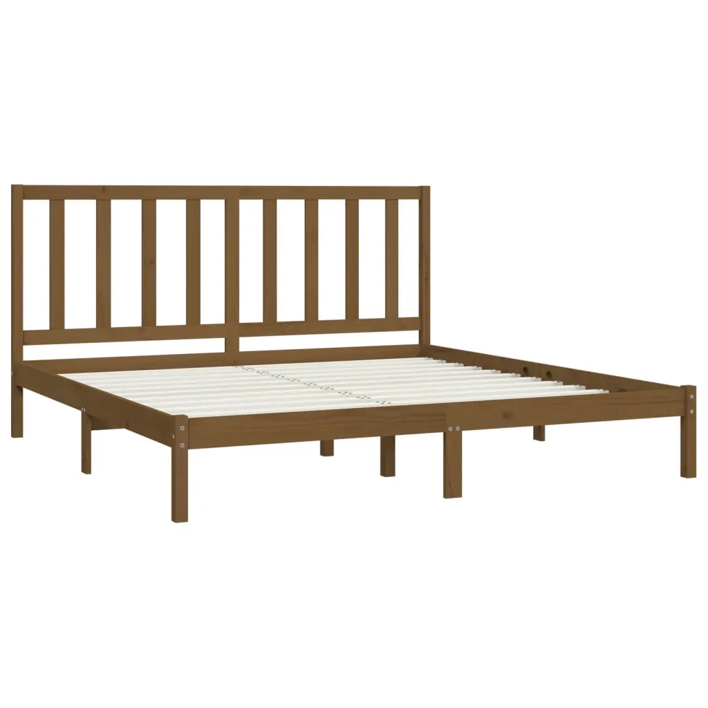 Giroletto senza Materasso Ambra in Legno di Pino 200x200 cm 3105183