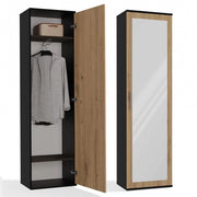 Armadio DUO antracite rovere artisan guardaroba