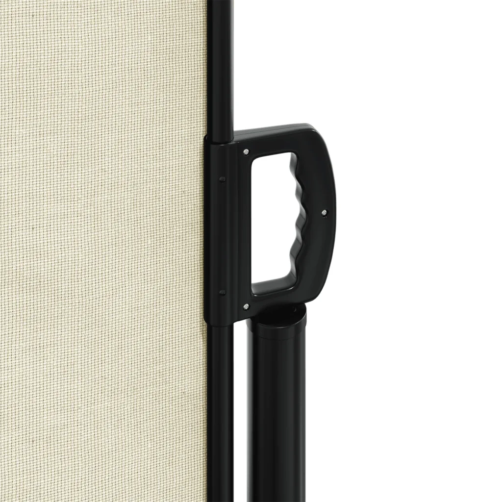 Tenda da Sole Laterale Retrattile-Tenda parasole per balcone per giardino Crema 180x600 cm 155746
