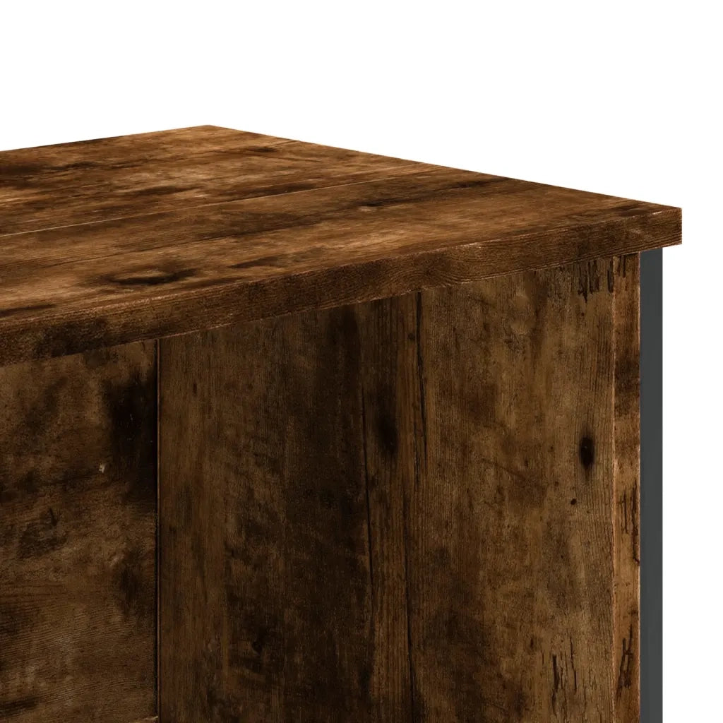 vidaXL Libreria Rovere Fumo 80x31x169 cm in Truciolato
