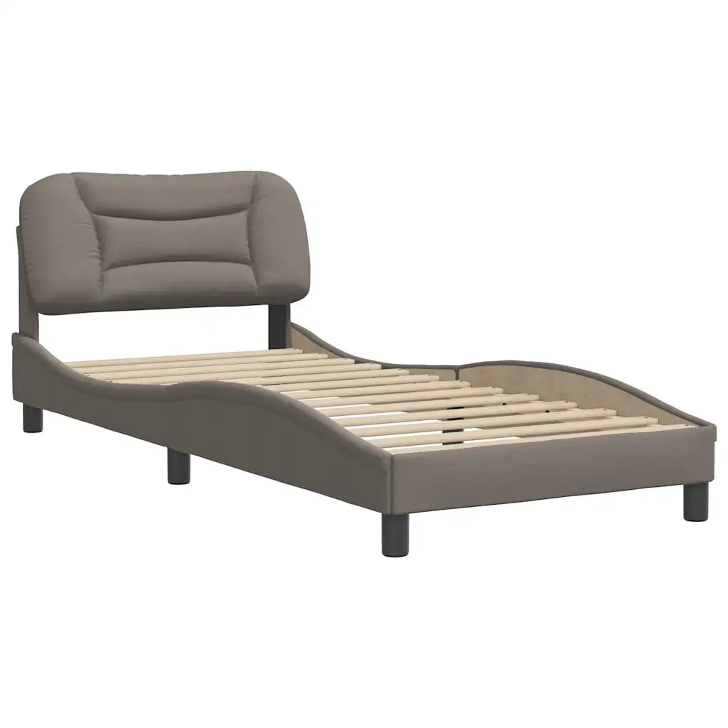 Giroletto senza Materasso Hvar Tortora 90x200 cm Tessuto