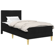 Letto singolo | Letto per adulti | Struttura del letto Nero 90 x 200 cm Poliestere