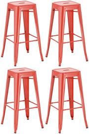 Set di 4 sgabelli da bar Joshua 4