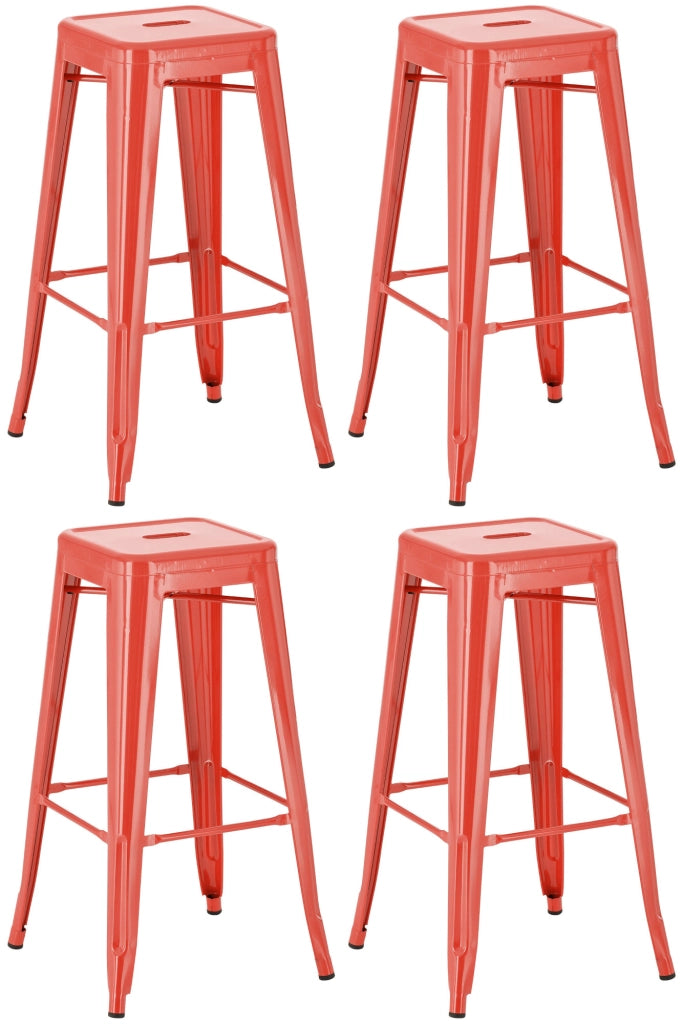 Set di 4 sgabelli da bar Joshua 4