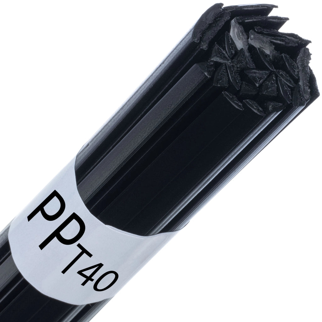 Saldatura Plastica PP PP+T40 PP/EPDM ABS PC+PBT – Fili 20-42 cm | Nero/Bianco | Uso Universale Auto, Industria, Casa