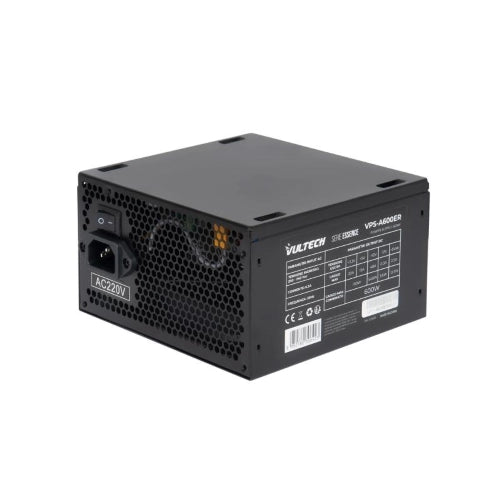 ALIMENTATORE VULTECH VPS-A600ER 600W CON VENTOLA DA 12CM TERMOREGOLATA - RETAIL SERIE ESSENCE