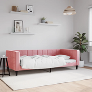Letto da Giorno Rosa 90x200 cm in Velluto 354011