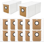 Set di sacchi a spazzatura - 12 pezzi - Adatto per robot aspirapolvere Eufy L60 SES / L50 SES - Accessori per sacchi a spazzatura - Ricambio