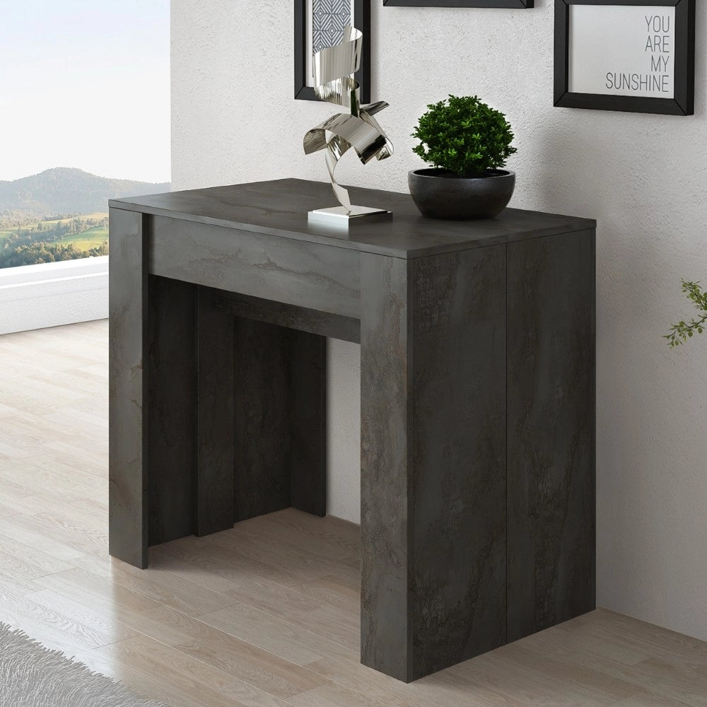 Consolle allungabile Luka 90x51,6x76,6H cm colore ossido