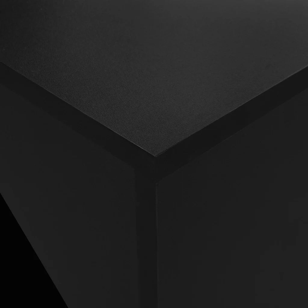 Tavolo da Bar con Mobiletto Nero 115x59x200 cm cod mxl 23531