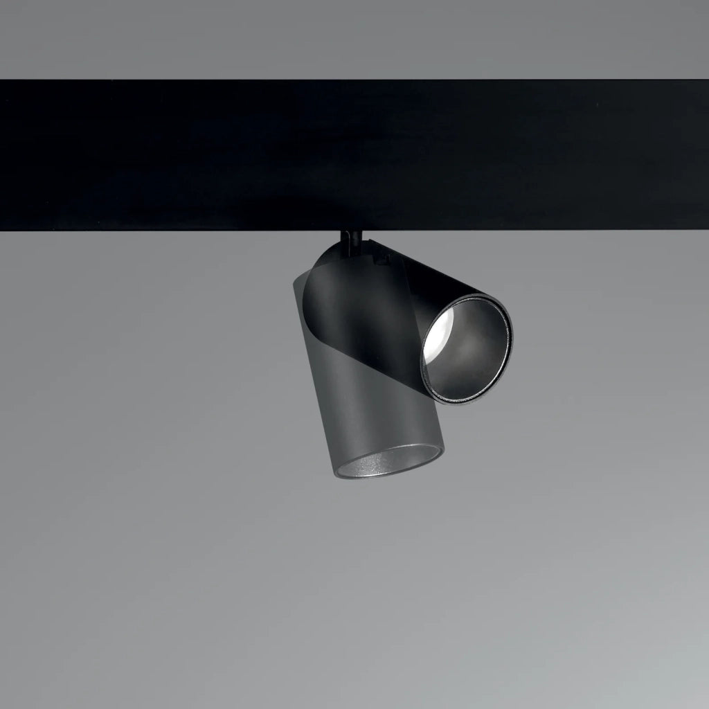 Faretto Ego 12W Luce Calda 3000K Finitura Nera Dali Ideal Lux