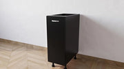 Mobile Base Da 30. Compreso Di Anta H 72 Cm L 30 Cm P 55,5 Cm Compresa Di Piedini 10 Cm colore Nero